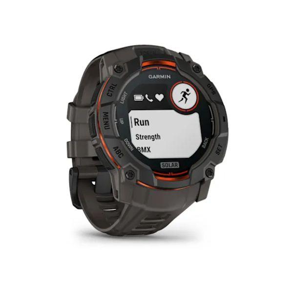 Smartwatch GARMIN Instinct 3 Solar 50 mm (Redondo - Android, iOS - Digital - Preto) — miniatura 4