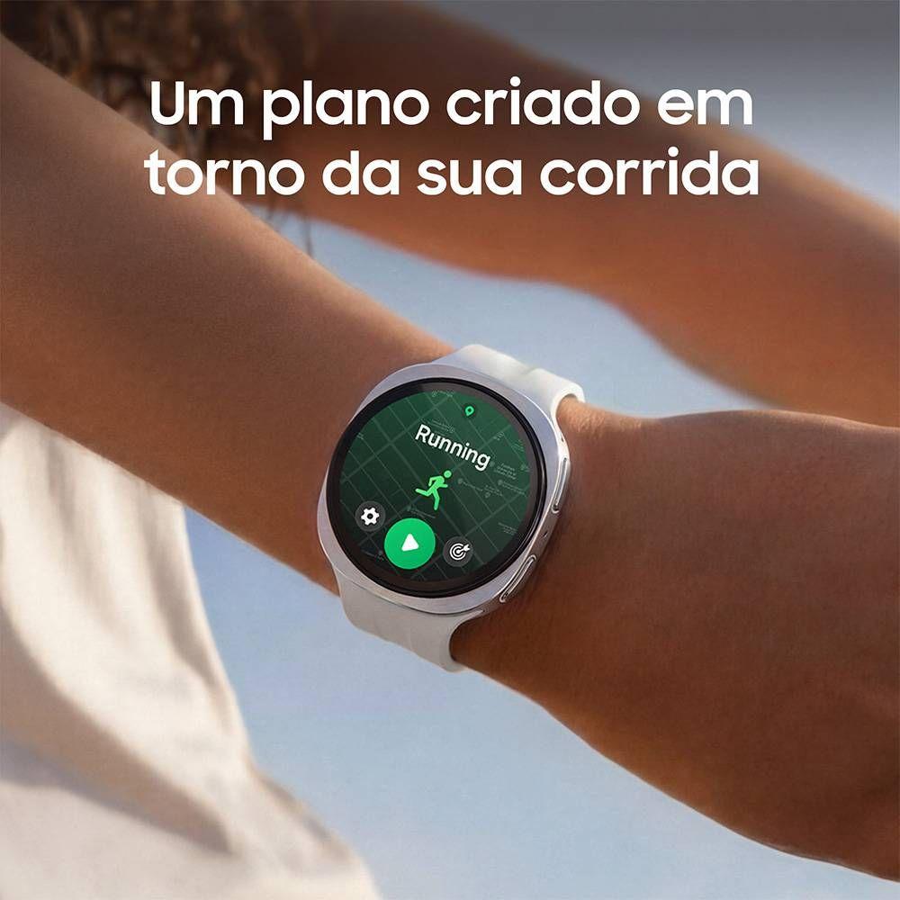 Smartwatch SAMSUNG Galaxy Watch9 44mm (Redondo - Wear OS - Snapdragon SW6100 Wear Elite - Prateado), miniatura 4