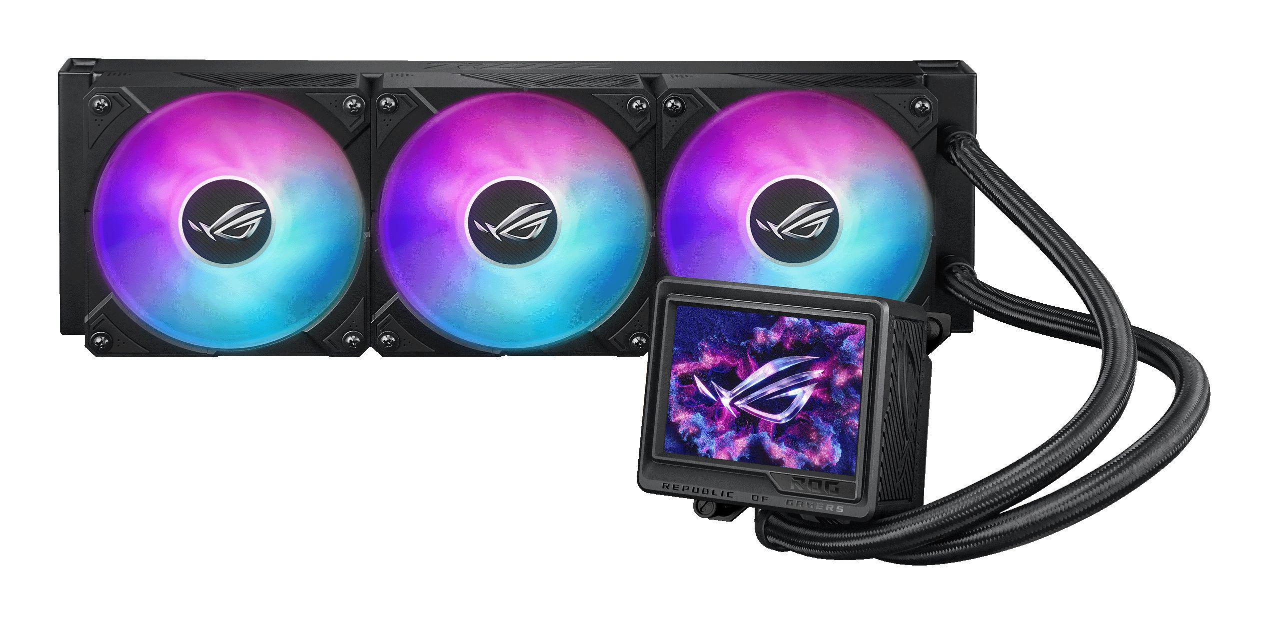 Refrigerador Líquido All-in-One ASUS ROG Ryujin III 360 ARGB Extreme (120 mm - 3 ventoinhas - 2800 RPM - Preto)