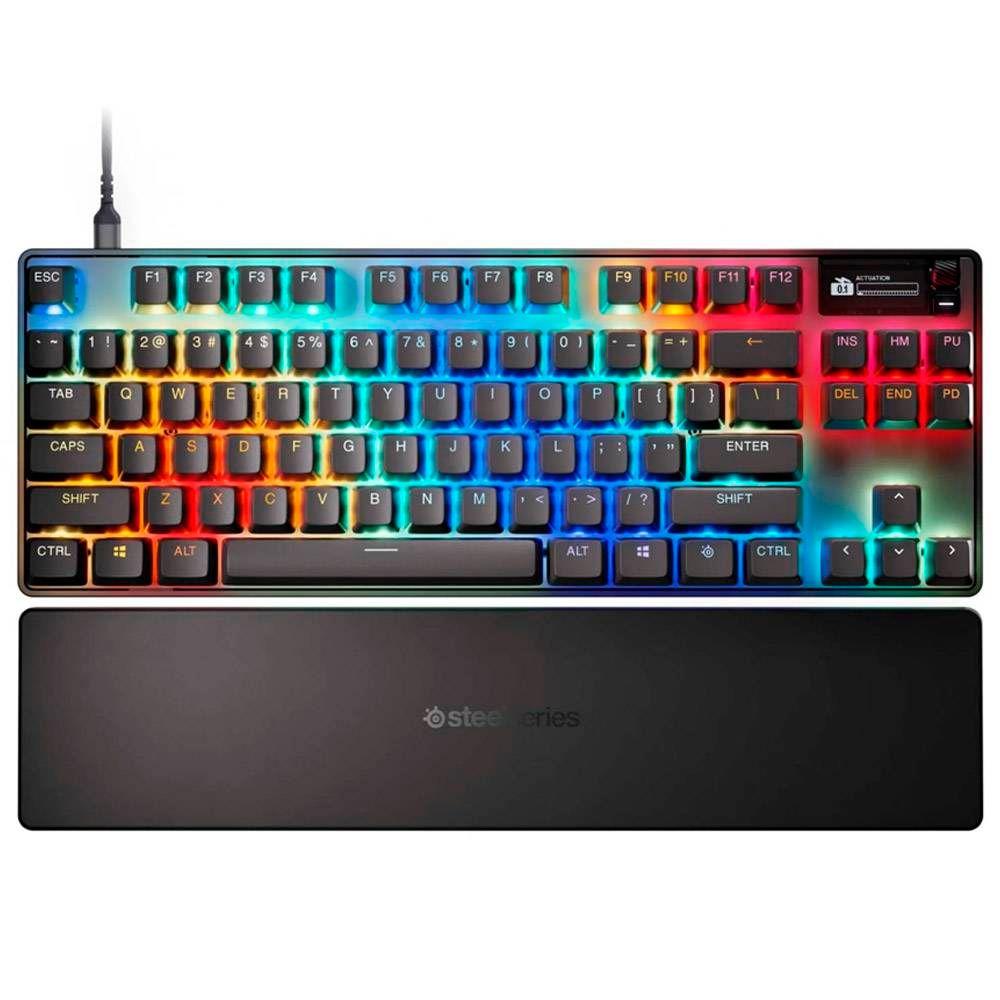 Teclado STEELSERIES Apex Pro TKL Gen 3 (Inglês - Magnetic-mechanical key switch - Tenkeyless - Preto) — miniatura 2