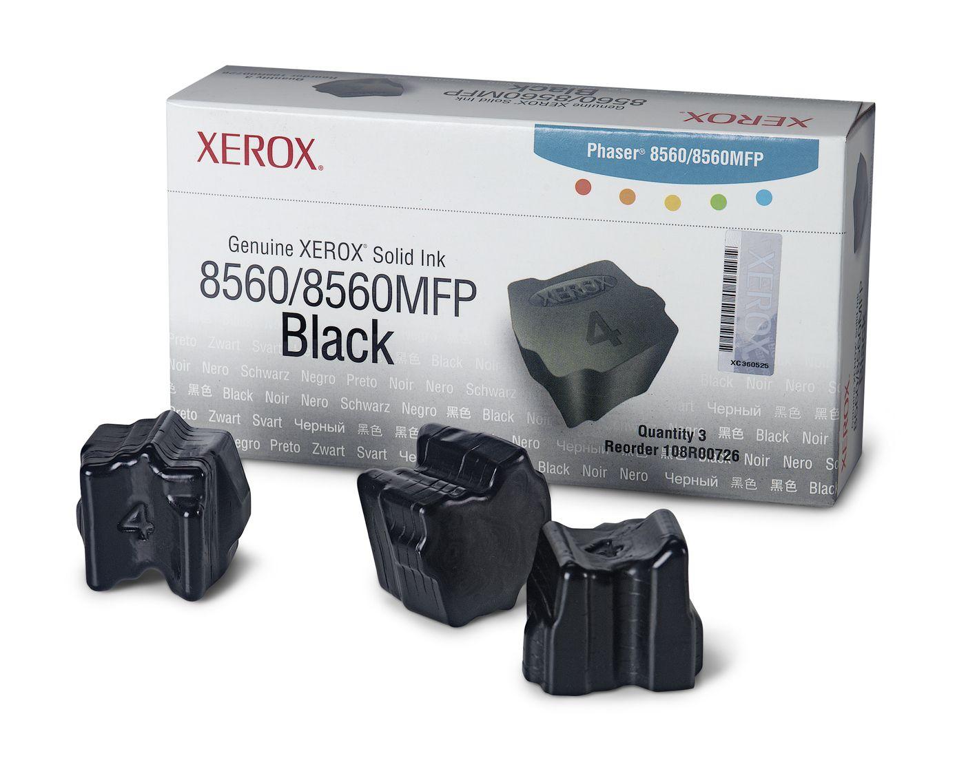 Pack de Tinta Sólida XEROX 108R00726 (Preto)
