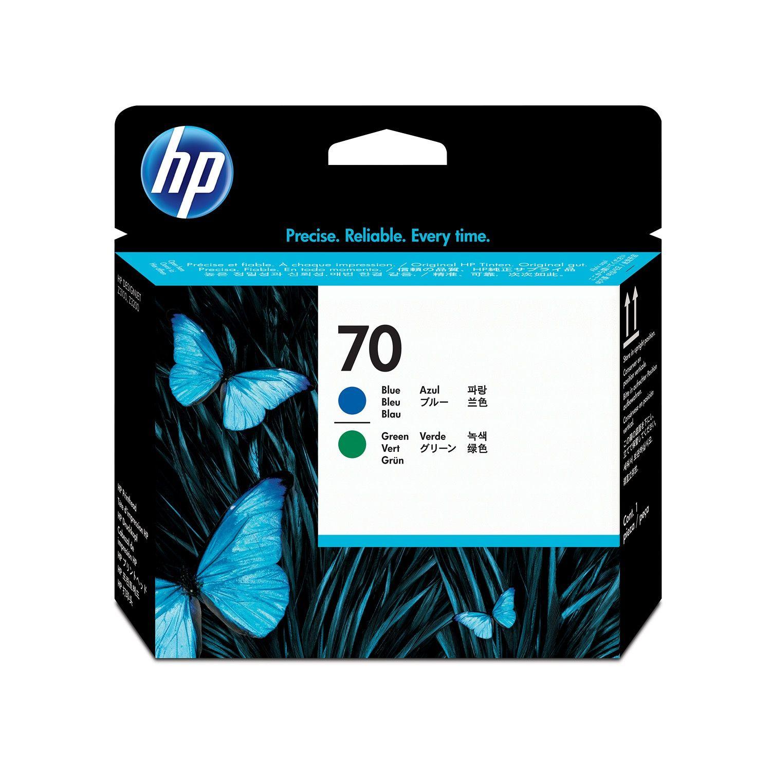 Cabeça de Impressão HP 70 C9408A (Azul e Verde), imagem 1
