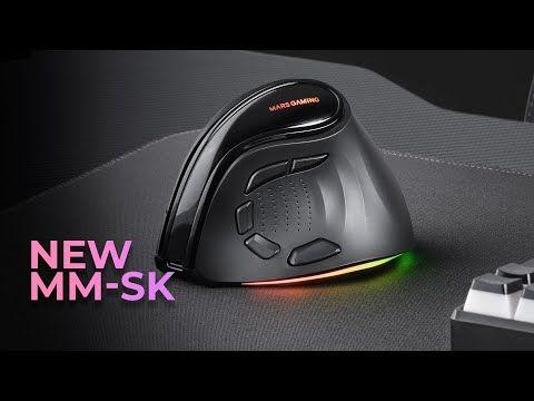 Rato Gaming MARS GAMING MM-SK Vertical (Mão direita - 8400 DPI - Ótico - Branco), miniatura 4