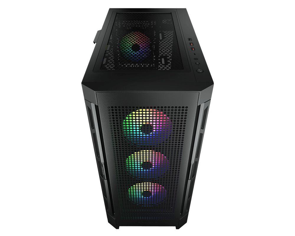 Caixa PC COUGAR DuoFace Pro RGB (Midi Tower - Nylon - 19 cm - Preto) — miniatura 5