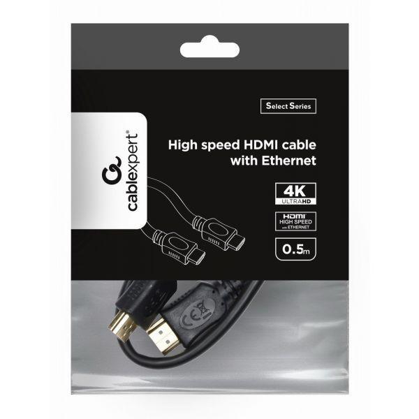 Cabo HDMI GEMBIRD CC-HDMI4L-0.5M (0,5 m - 60 Hz - HDMI Type A - Preto), miniatura 5