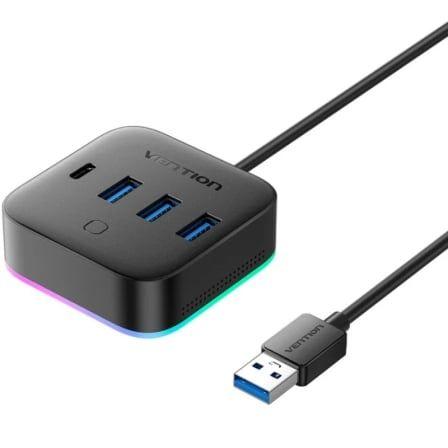 Hub USB VENTION CHZBD (USB 3.0 - 3x USB - 2x USB-C)
