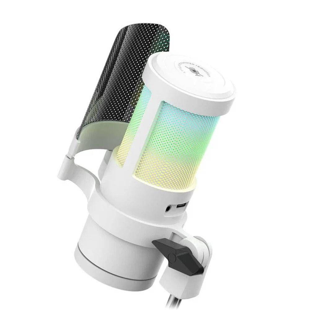 Microfone Condensador Cardióide MARS GAMING MMIC-SC (USB Type-A para USB Type-C - Branco) — miniatura 3