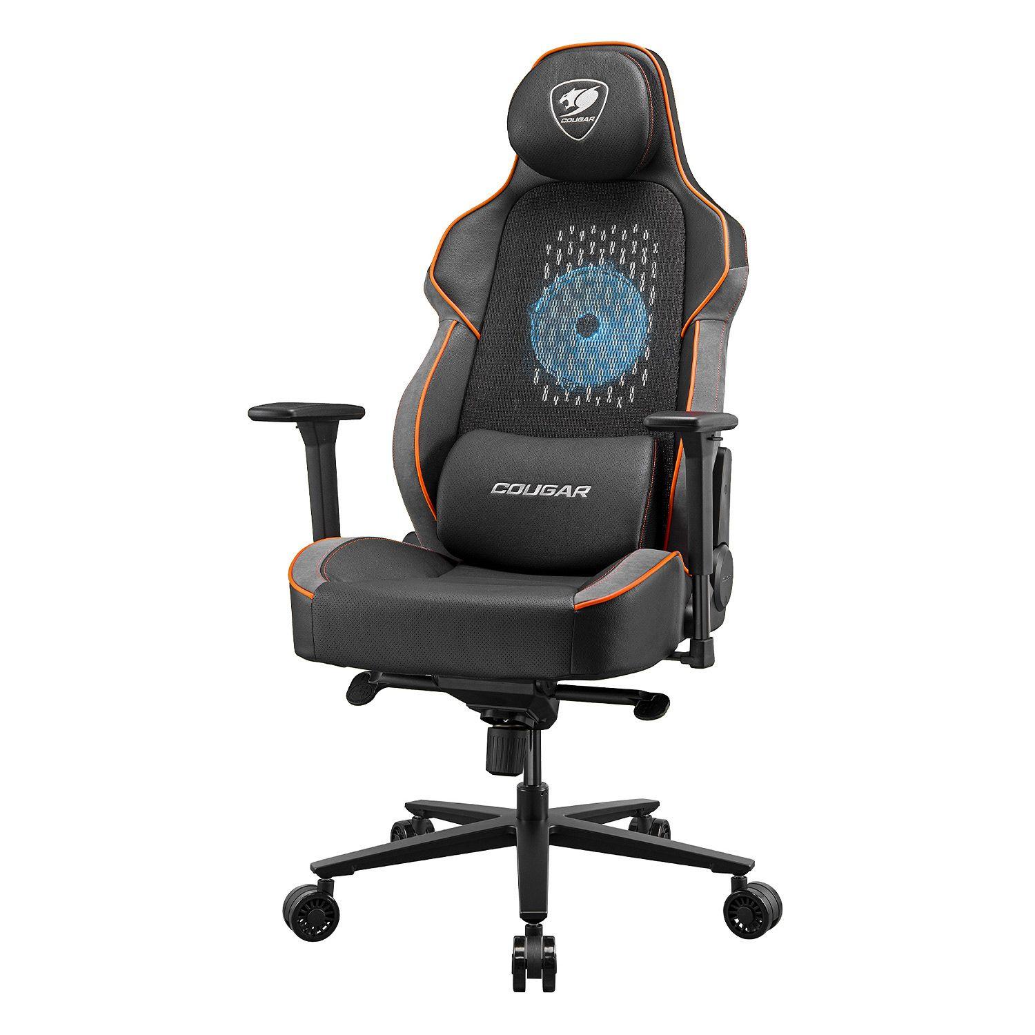 Cadeira Gaming COUGAR NxSys Aero (160 kg - 139 cm - Até 150º, 86.5 cm - Preto/Laranja), miniatura 4