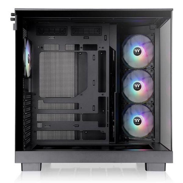 Caixa PC Midi Tower THERMALTAKE View 380 XL TG ARGB (ATX, micro ATX, Mini-ITX - PS2 - 2.5" - Preto) — miniatura 3