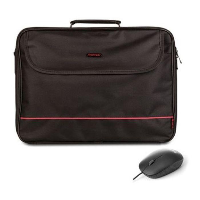Conjunto de Mala para Portátil e Rato NGS BUREAUKIT (16" - Rato USB 800 dpi - Preto) — miniatura 2