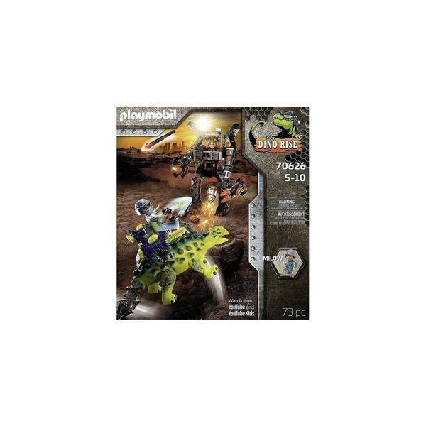 Conjunto de Construção PLAYMOBIL Dino Rise 70626 Saichania: Defesa do Lutador (5 anos - Multicor), miniatura 2