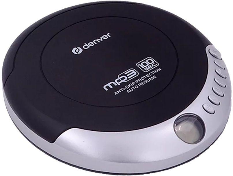 Leitor de CD Portátil DENVER DMP-391 (Preto e Cinzento) — miniatura 3
