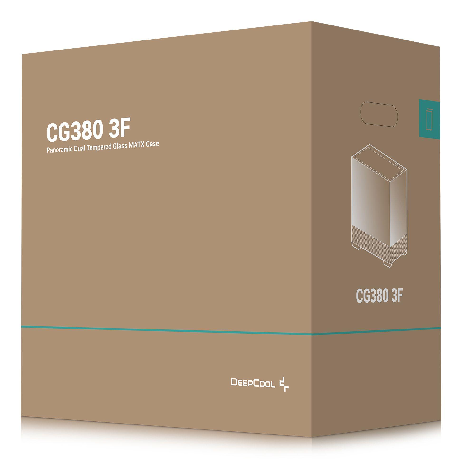 Caixa PC DEEPCOOL CG380 3F (ITX, micro ATX - Midi Tower - ITX, Micro-ATX - Preto) — miniatura 11