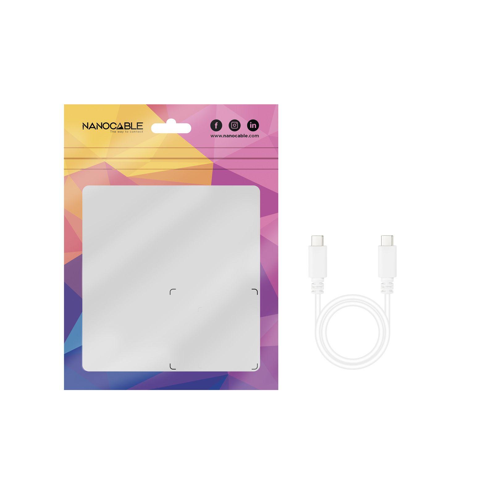 Cabo USB NANOCABLE 10.01.2301-L150-W (1,5 m - USB C - Branco) — miniatura 6