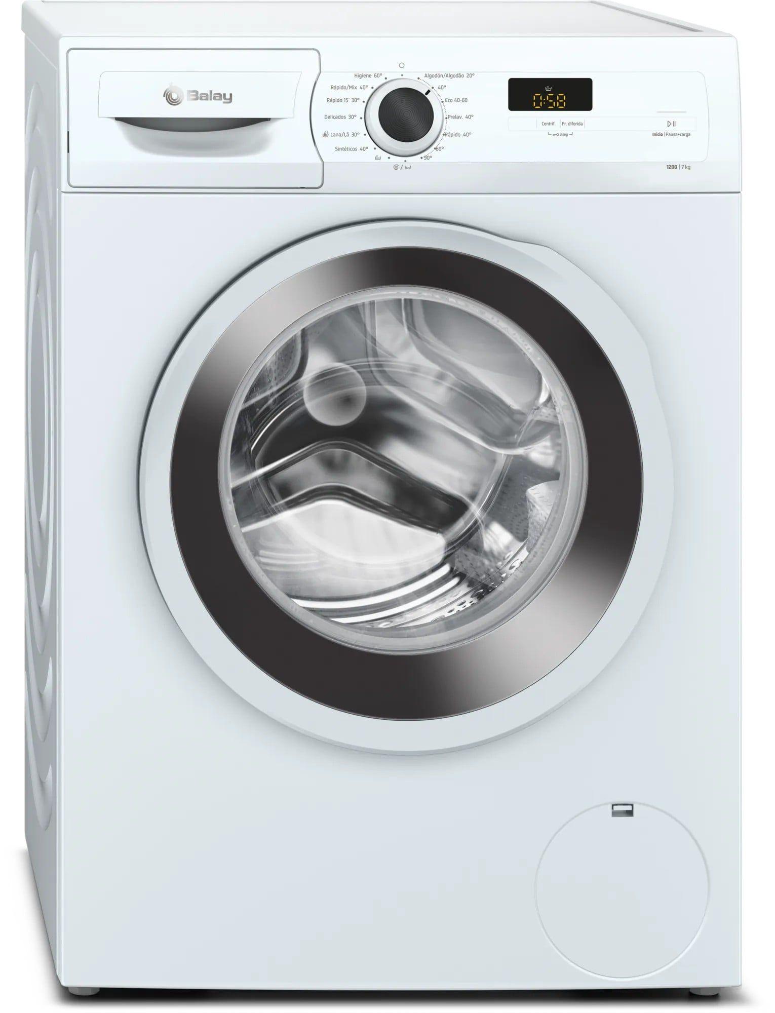 Máquina de Lavar Roupa Independente BALAY 3TS273BA (1200 RPM - B - A - Branco)