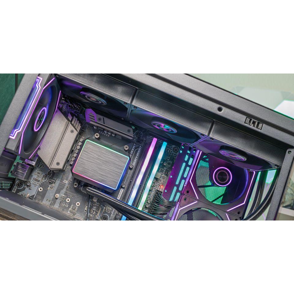 Sistema de Refrigeração Líquida MARS GAMING ML-PROII360 (120 mm - 3 ventoinhas - 2000 RPM - Preto) — miniatura 4