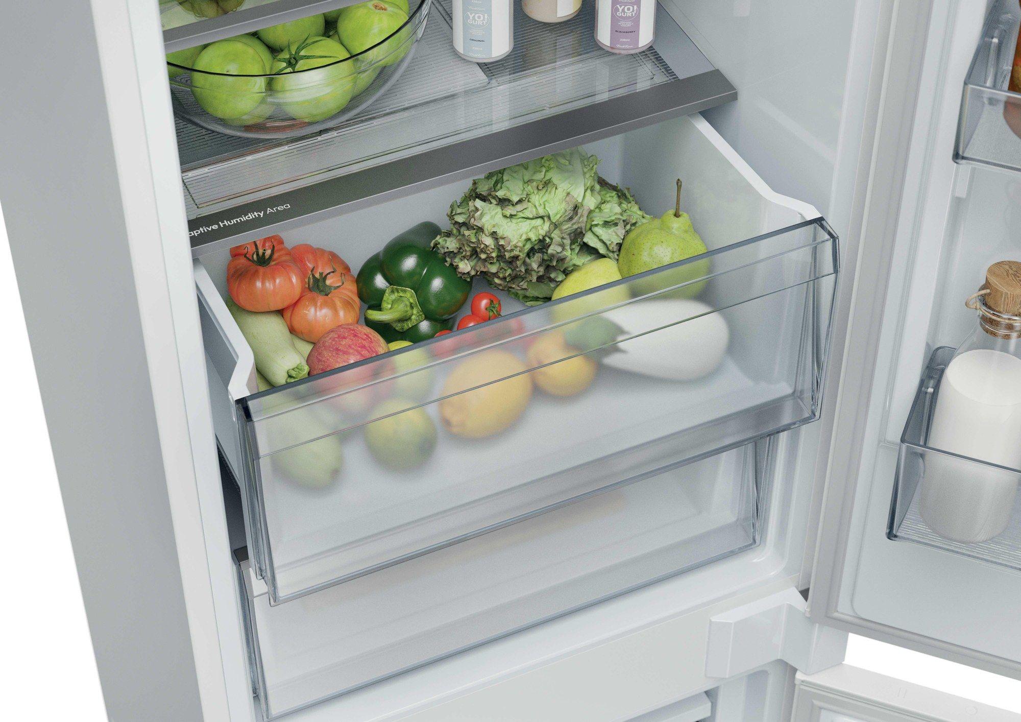 Frigorífico Combinado de Encastre HOOVER HONBQT3518E (251 l - 177,3x54x55 cm - 177 cm - Branco) — miniatura 9