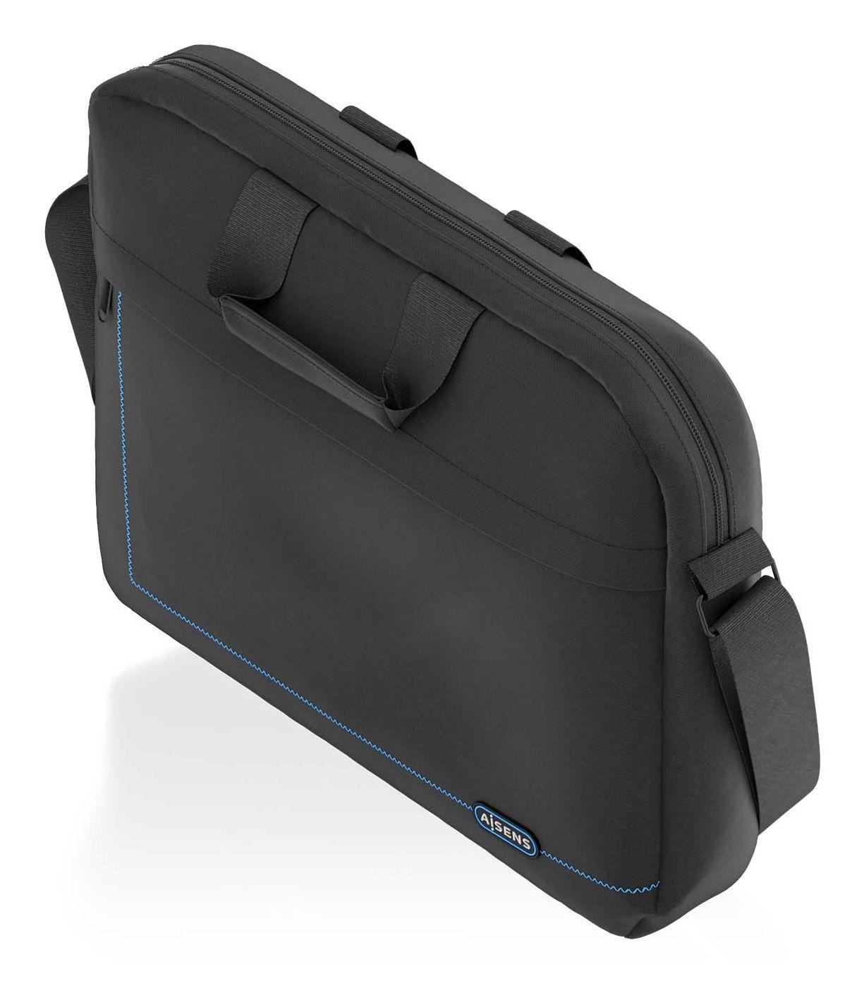 Mala para Portátil AISENS ASBG-BC022-BK (15,6" - Poliéster - 39,6 cm - Preto), miniatura 2