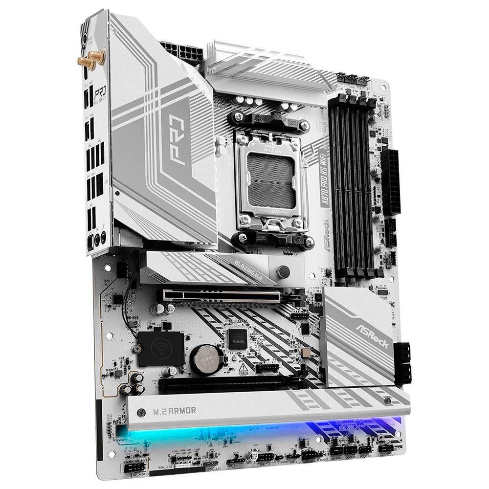 Motherboard ASROCK X870 Pro RS WiFi (AM5 - ATX - DDR5-SDRAM - Branco), miniatura 5