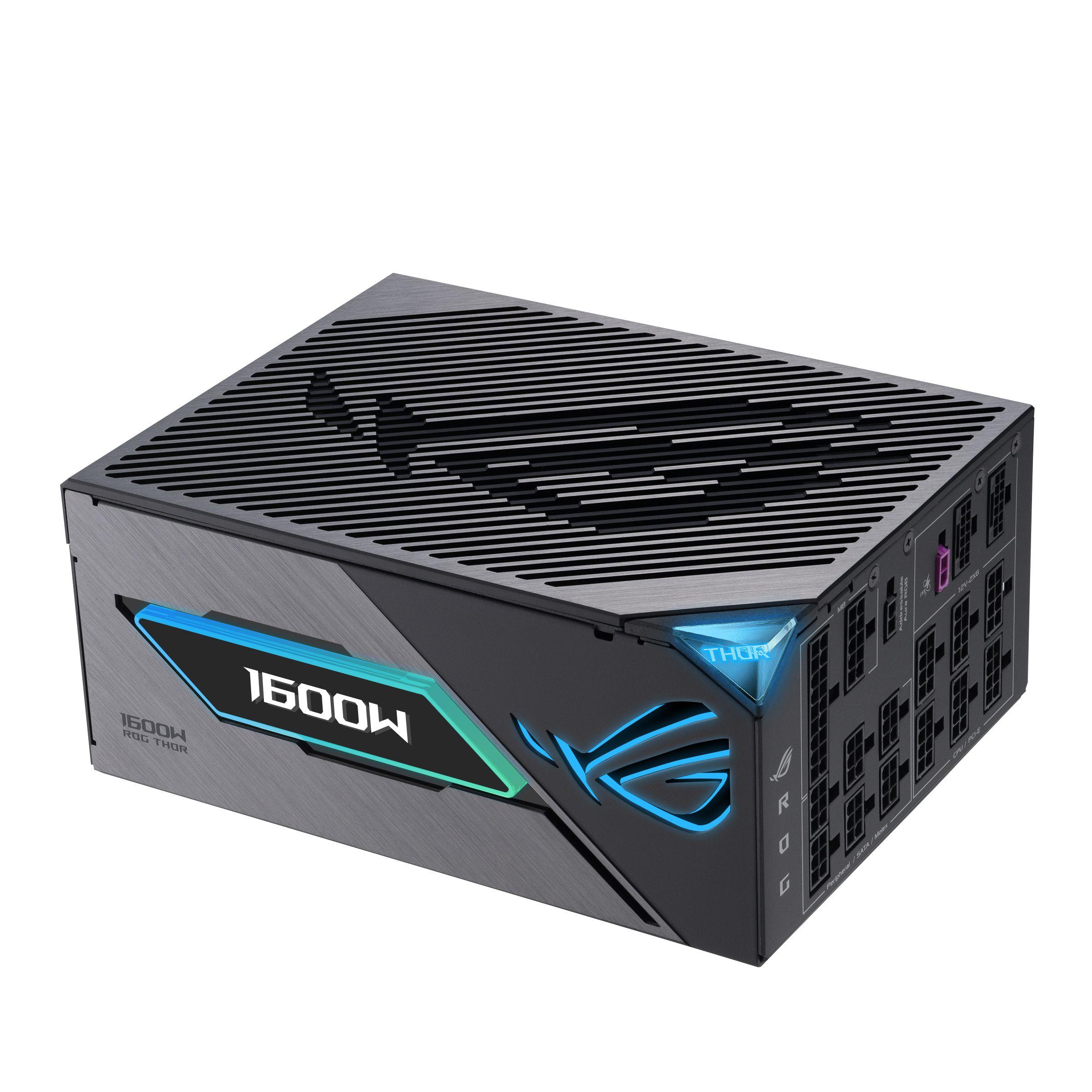 Fonte de Alimentação ASUS ROG Thor 1600T3 Gaming (ATX - 1600 W - 80 PLUS Titanium - Cinzento), miniatura 8