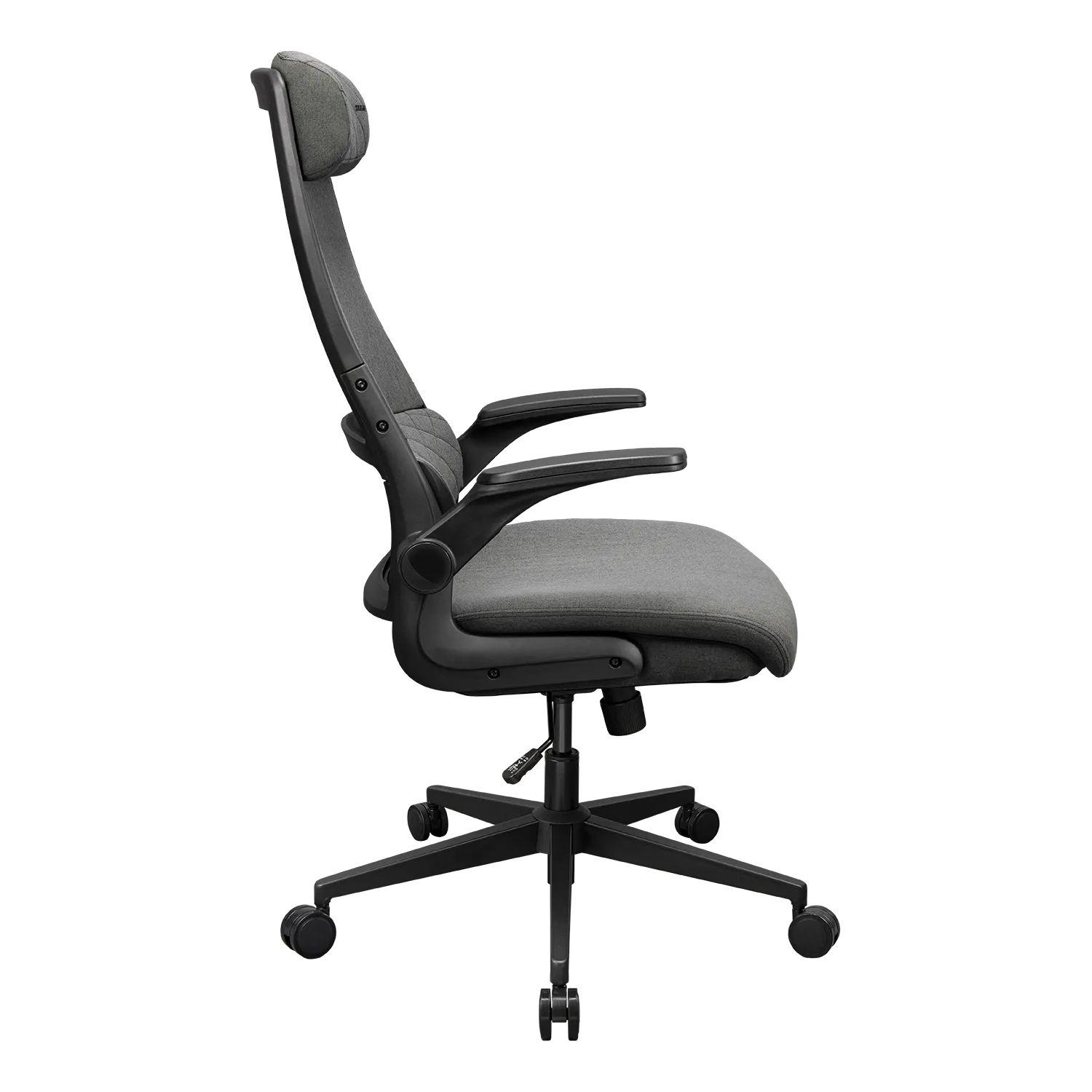 Cadeira Gaming COUGAR Stryder (120 kg - 125 cm - Tecido - Cinzento e Preto), miniatura 3