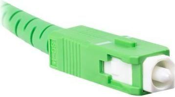 Cabo de Fibra Ótica LANBERG FO-SASA-SS31-0025-WH (SC/APC-SC/APC - Simplex Monomodo - G.657.B3 - 2,5 m - Branco)