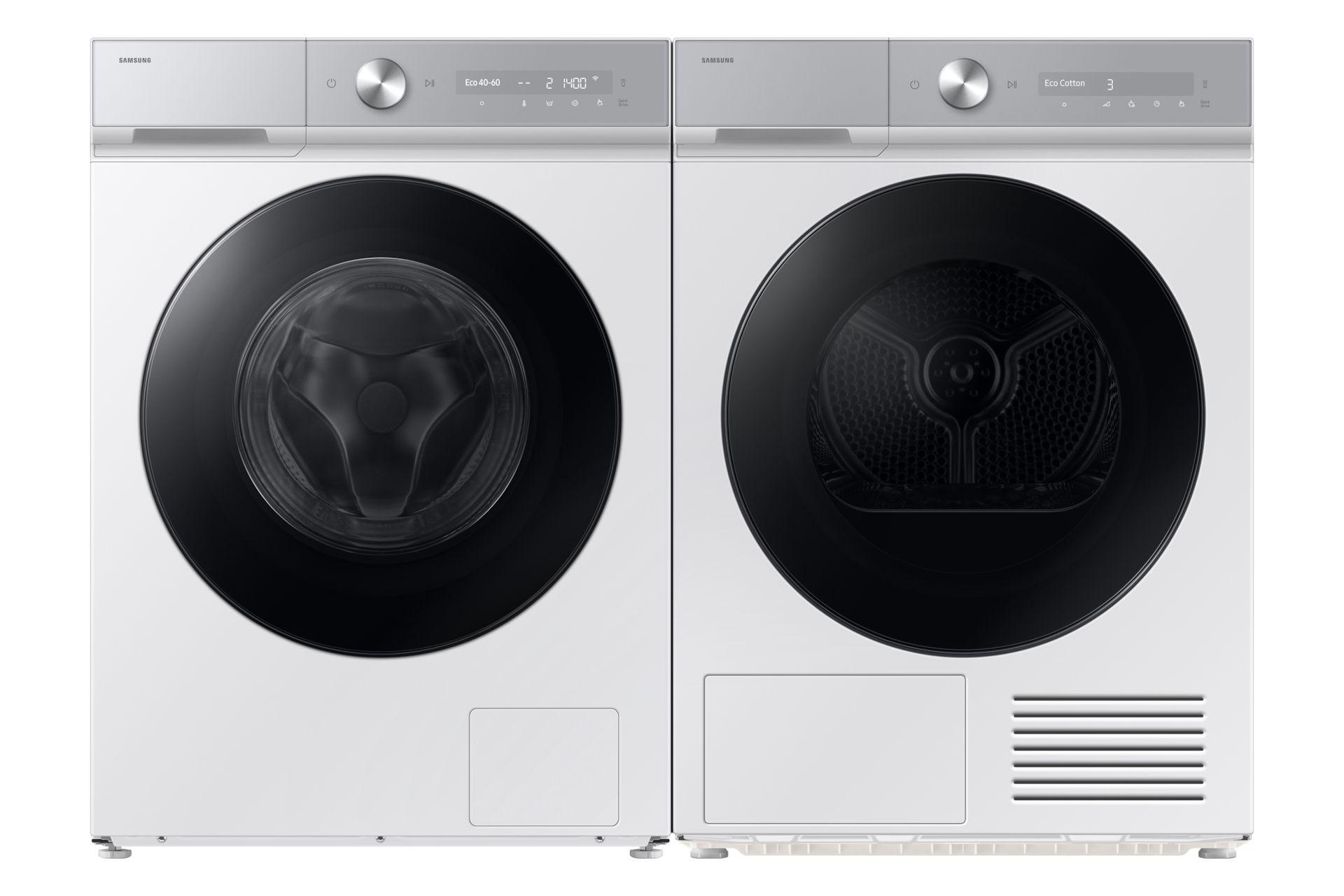 Máquina de Secar Roupa Independente SAMSUNG DV90DB8845GHU3 (9 kg - Bomba de calor - Altura 85 cm - Branco), miniatura 10