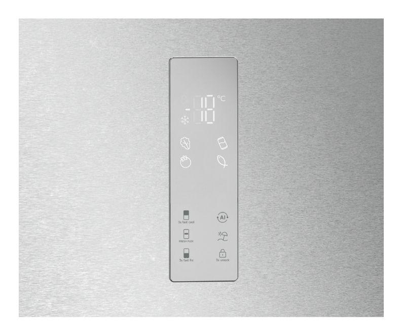 Frigorífico Combinado Independente DREAME DRB450WMBCEU (456 L - 201x68x59,5 cm - 201 cm - Inox), miniatura 3