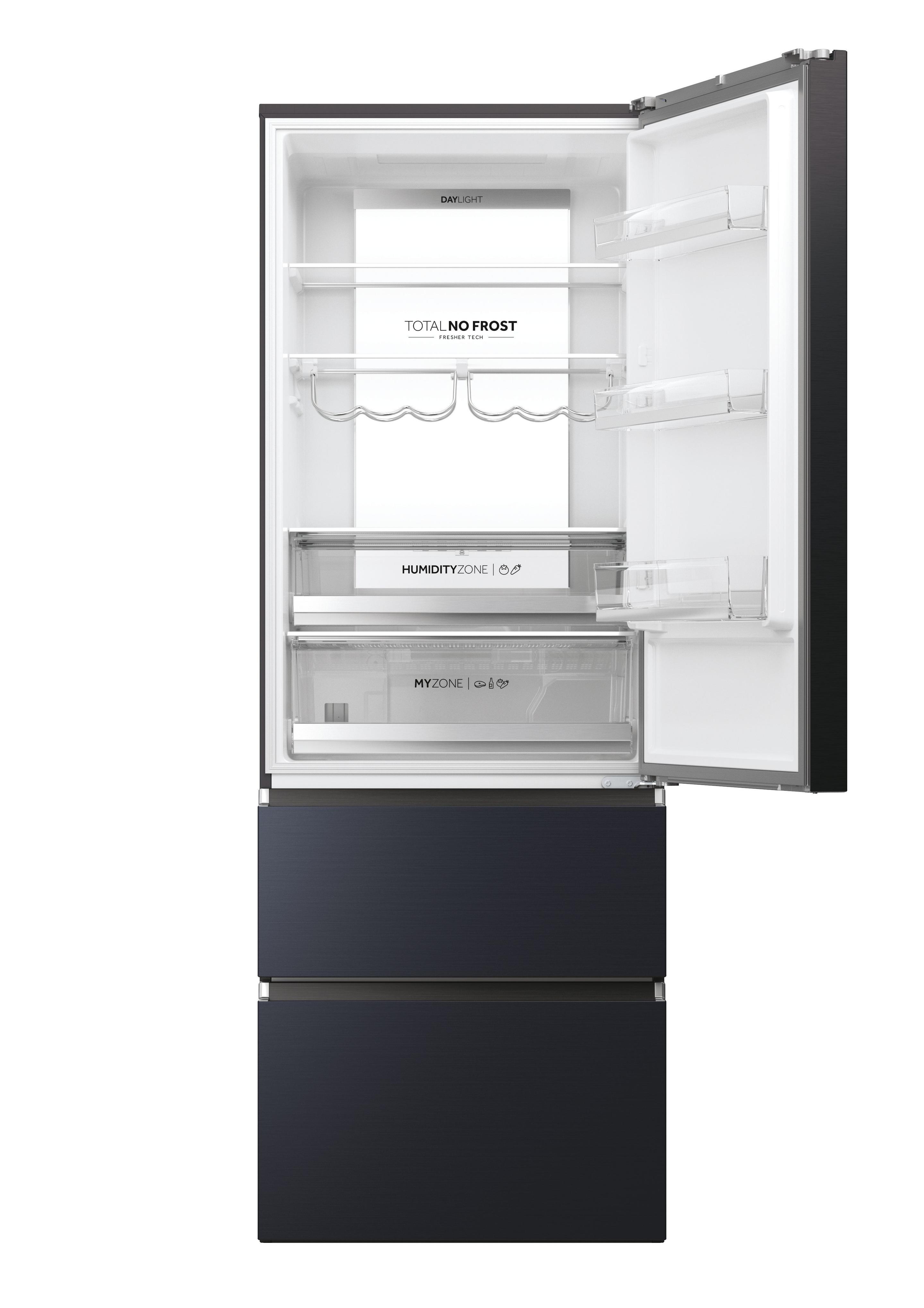 Frigorífico Combinado Independente HAIER HTW7720ENMB (483 l - Automática no frost - hOn - Preto) — miniatura 2