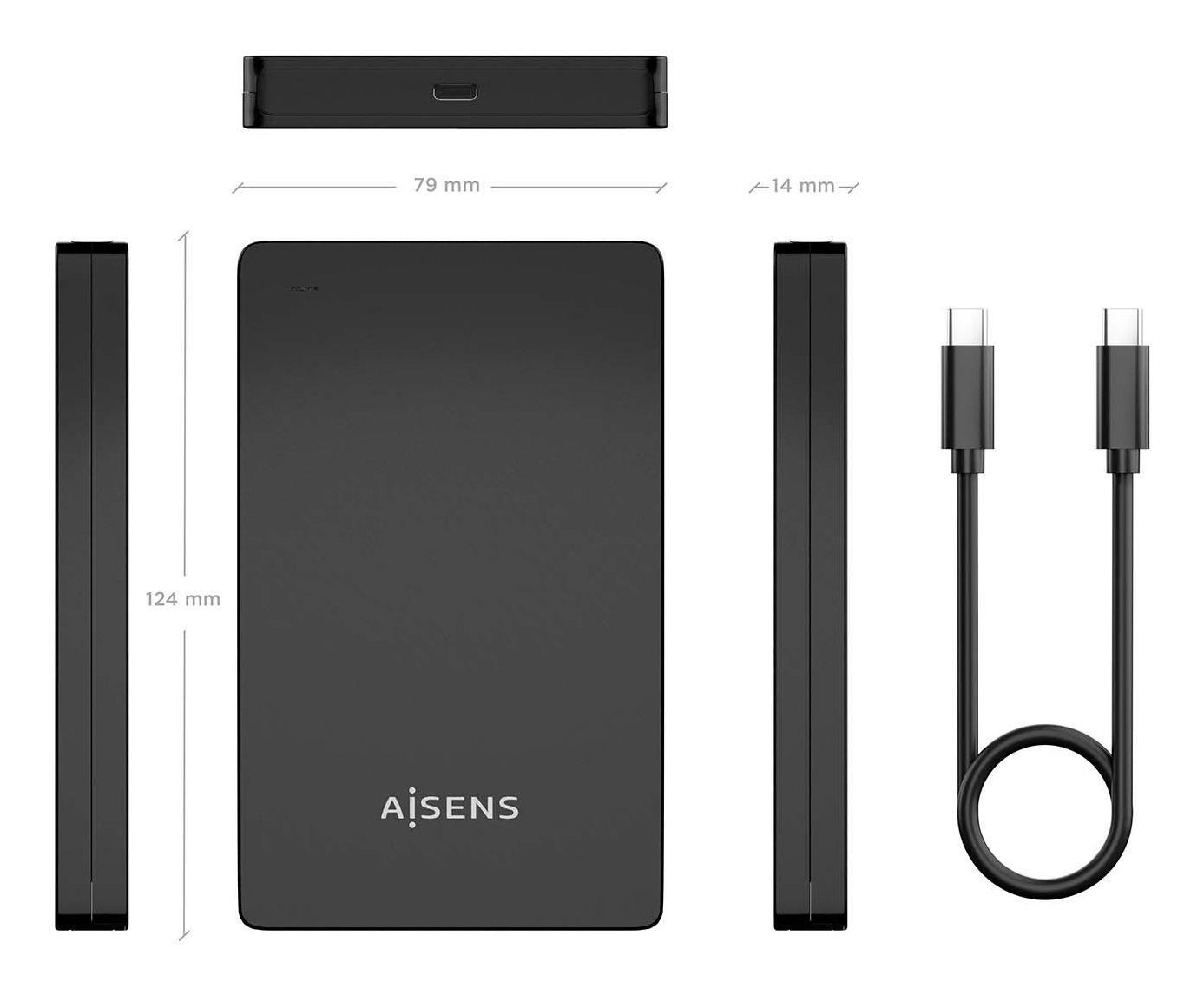 Caixa Externa AISENS ASE-2542B (2,5" - Preto) — miniatura 8
