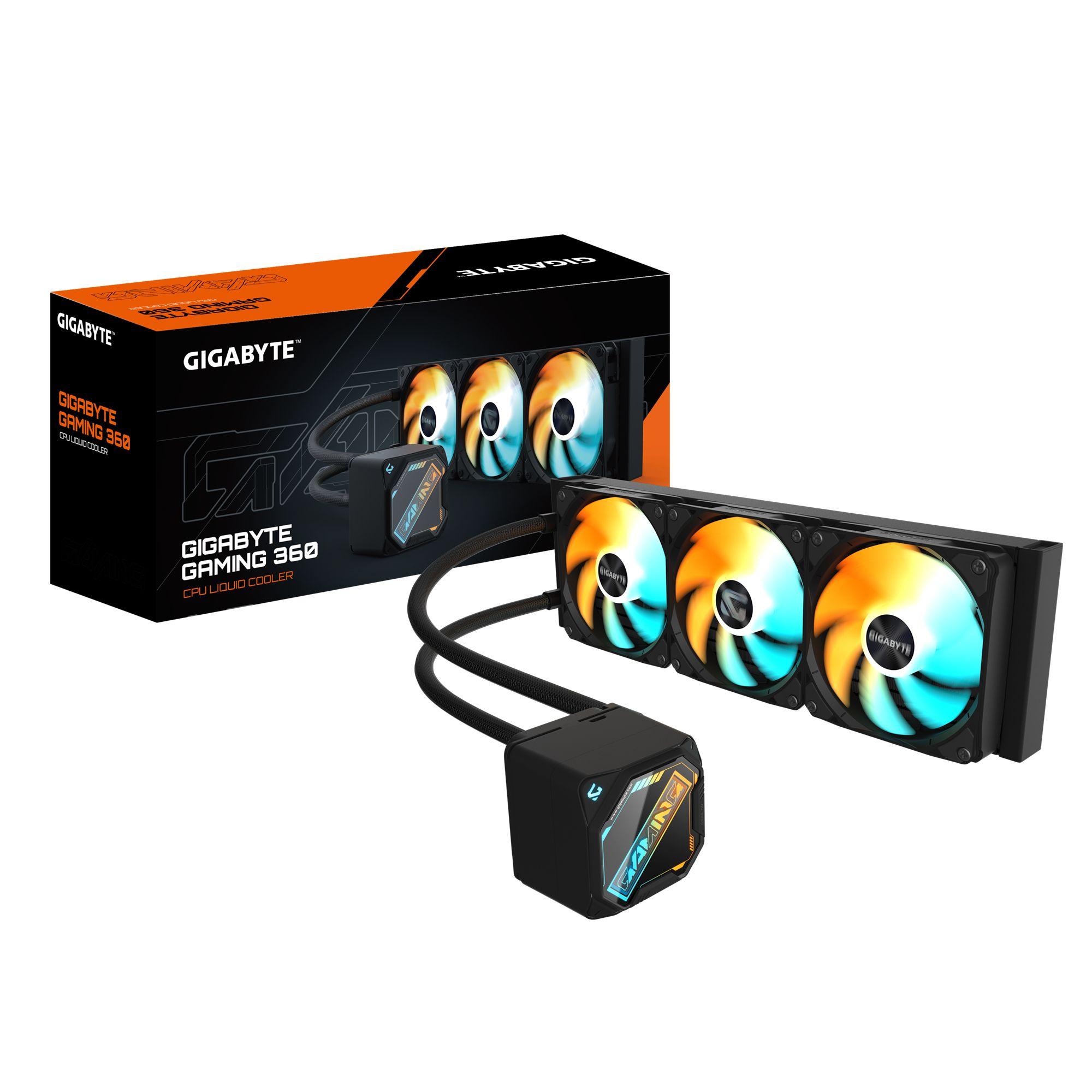 Refrigeração Líquida CPU GIGABYTE GAMING 360 ARGB (12 cm - 2200 RPM - Multi - Preto)