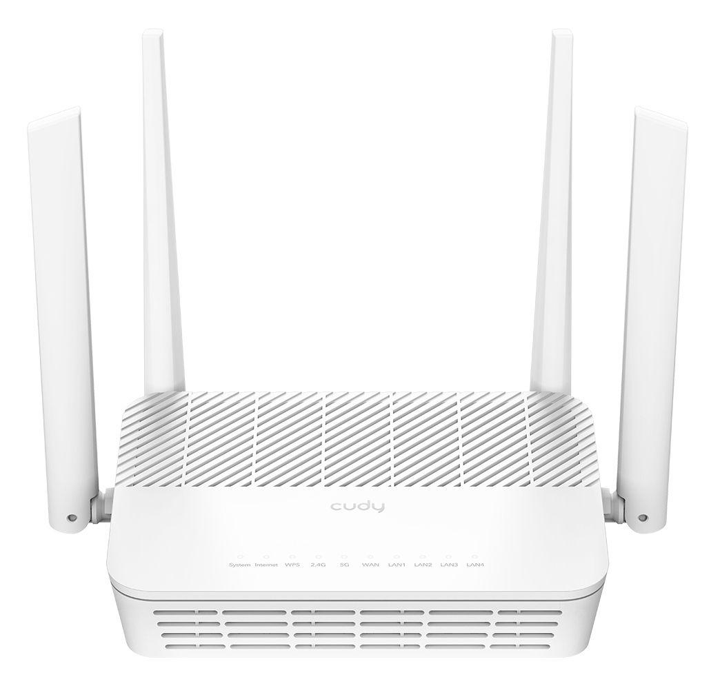 Router CUDY WR3000S (Wi-Fi 6 - 2402 Mbit/s - Dual-band - Branco)
