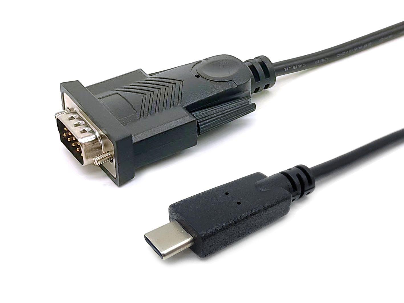 Cabo Série USB-C para DB-9 EQUIP 133392 (1,5 m - USB Type-C - Preto)