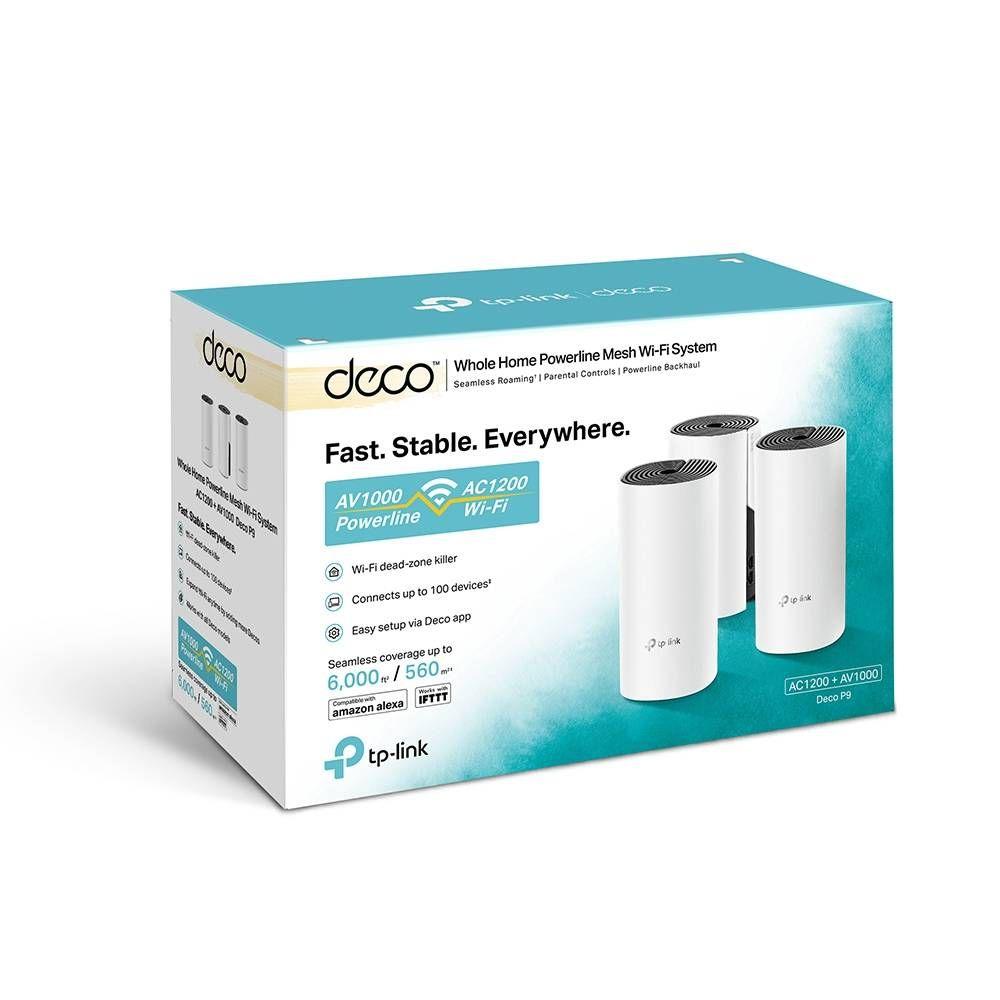 Sistema Mesh TP-LINK Deco P9 (Wi-Fi 5 - 1167 Mbit/s - Dual-band - Branco) — miniatura 3