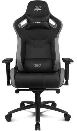 Cadeira Gaming DRIFT DR600 (150 kg - 8 cm - 90–135° - Preto/Cinzento)