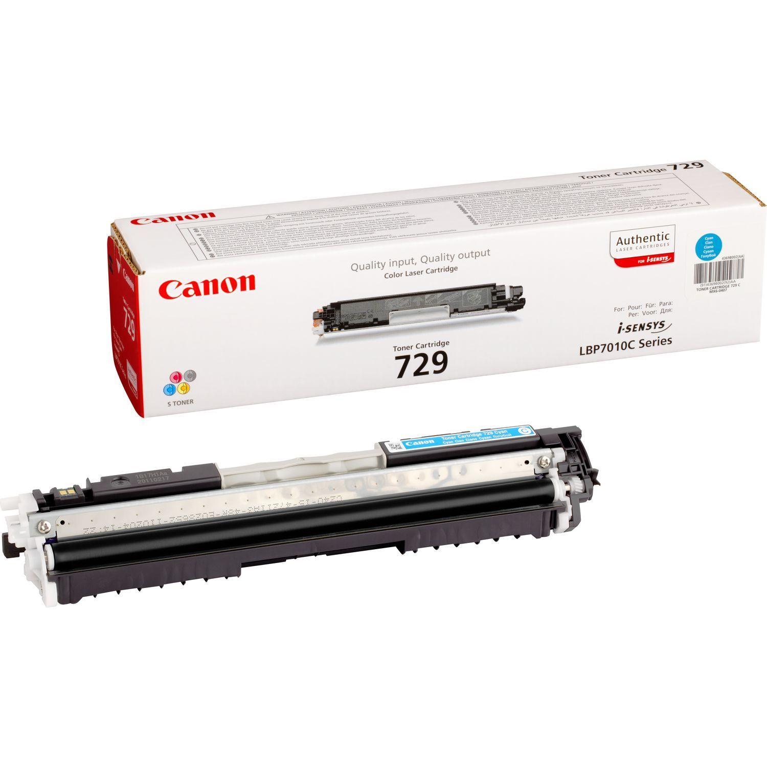 Toner CANON 729C (1000 páginas - Ciano)