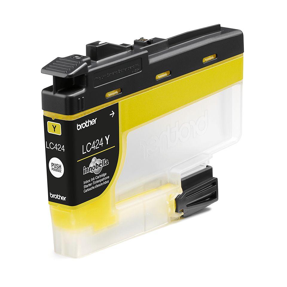 Tinteiro BROTHER LC424Y (750 páginas - Amarelo), miniatura 4