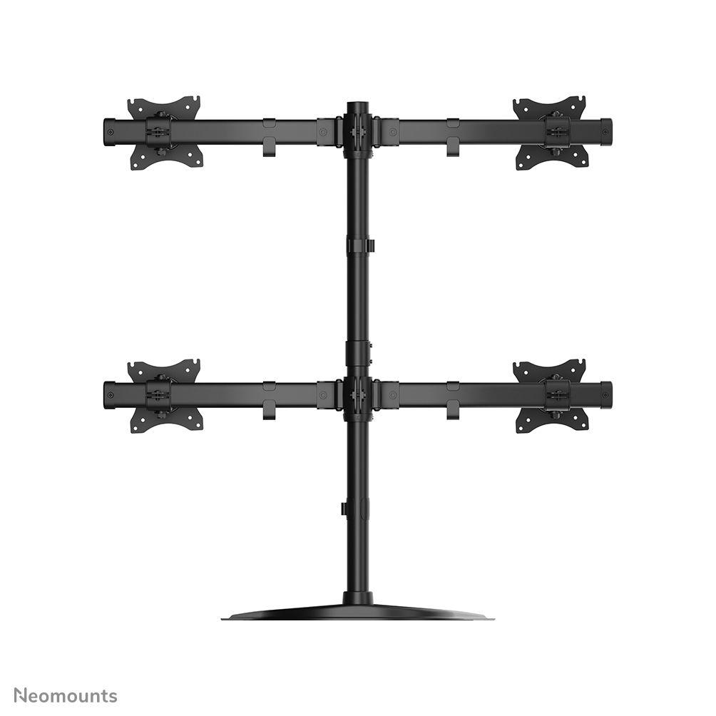 Suporte de Monitor NEOMOUNTS NM-D335D4BLACK (4 Monitores - 10–27" - Preto), miniatura 5