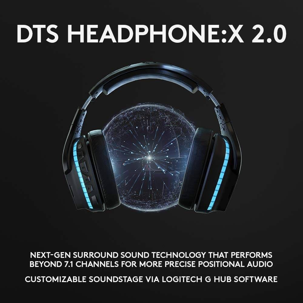 Headset Gaming LOGITECH G935 (Binaural - Sem fios - Circum-aural - Preto) — miniatura 4