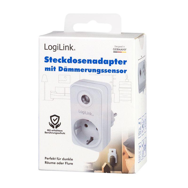Adaptador de Tomada com Sensor Crepuscular LOGILINK PA0263 (Tipo F - Branco) — miniatura 8