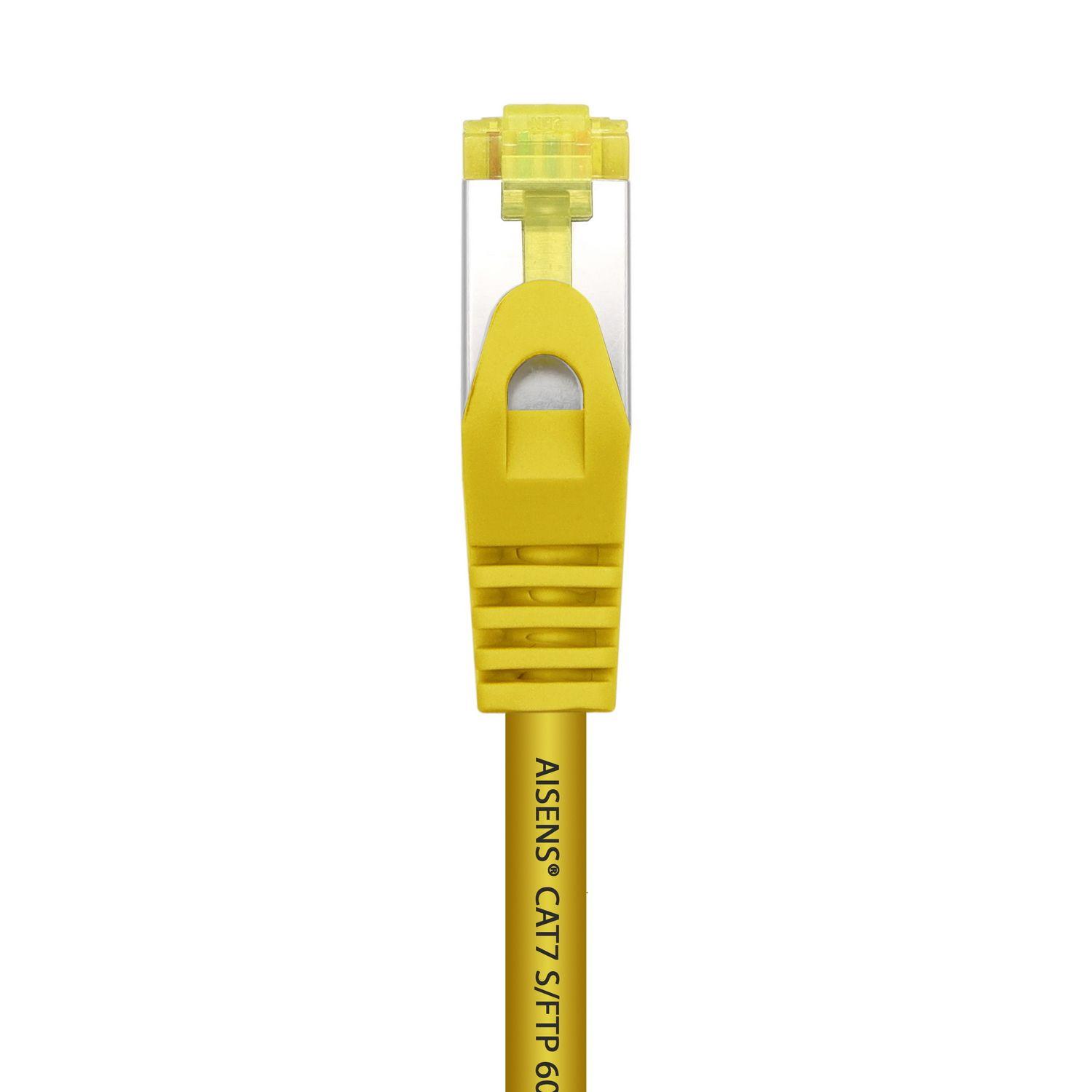 Cabo de Rede AISENS A146-0475 (2 m - Cat7 - RJ-45 - Amarelo), miniatura 2