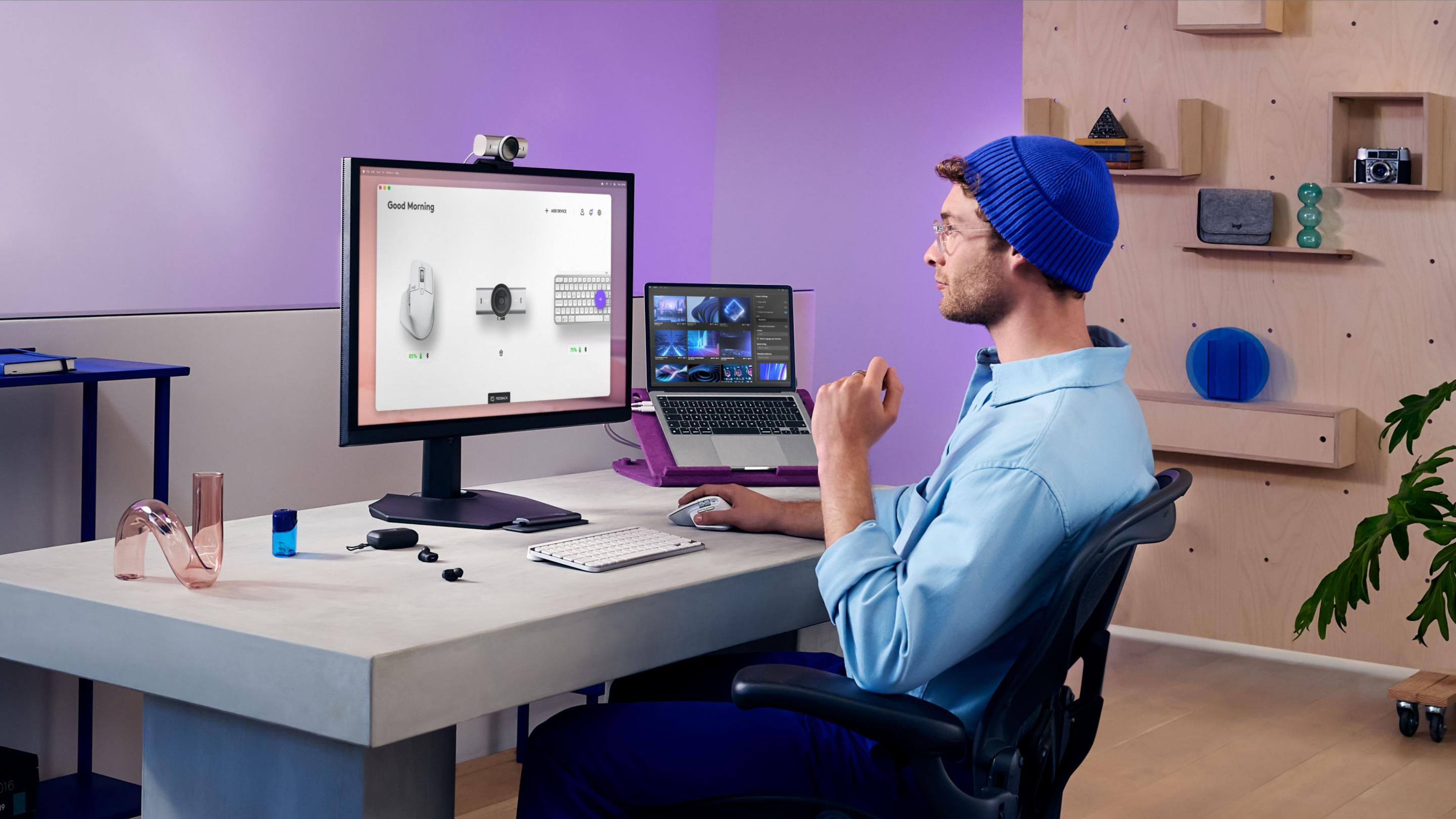 Rato LOGITECH MX Master 3S (Mão direita - 8000 DPI - Laser - Cinzento Claro) — miniatura 10