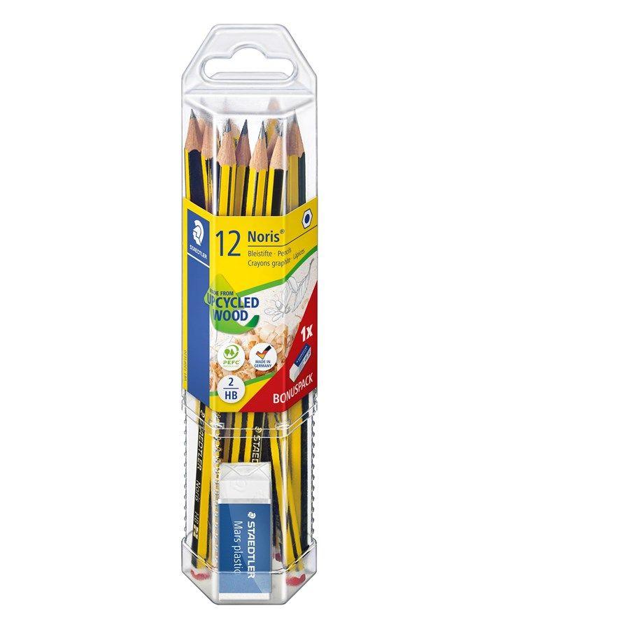Conjunto de Lápis de Grafite e Borracha STAEDTLER 61 120 P1 (12 lápis HB + 1 borracha - Certificação PEFC), miniatura 2