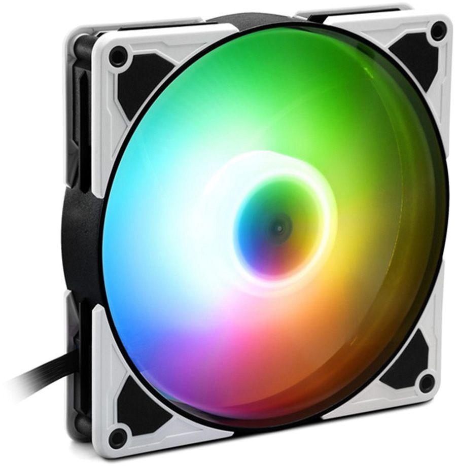 Ventoinha SHARKOON SilentStorm 140 PWM RGB (9 LEDs RGB endereçáveis - 2,64 W - Transparente), miniatura 2