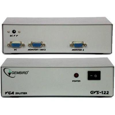 Splitter VGA GEMBIRD GVS122 (1x HD DB15 fêmea - 2x HD DB15 fêmea - Branco) — miniatura 4