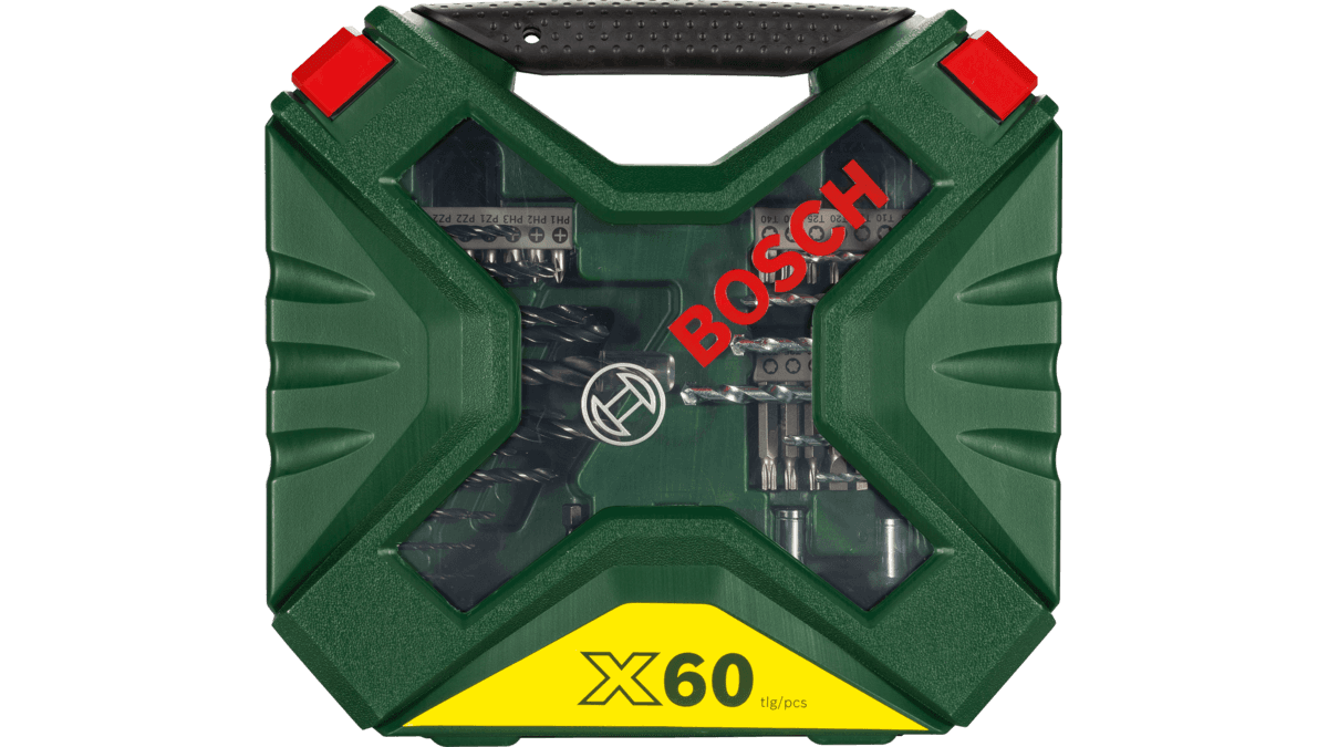 Conjunto de Brocas e Pontas de Aparafusar BOSCH X-Line Classic 2607010611 (Plástico - Verde), miniatura 3