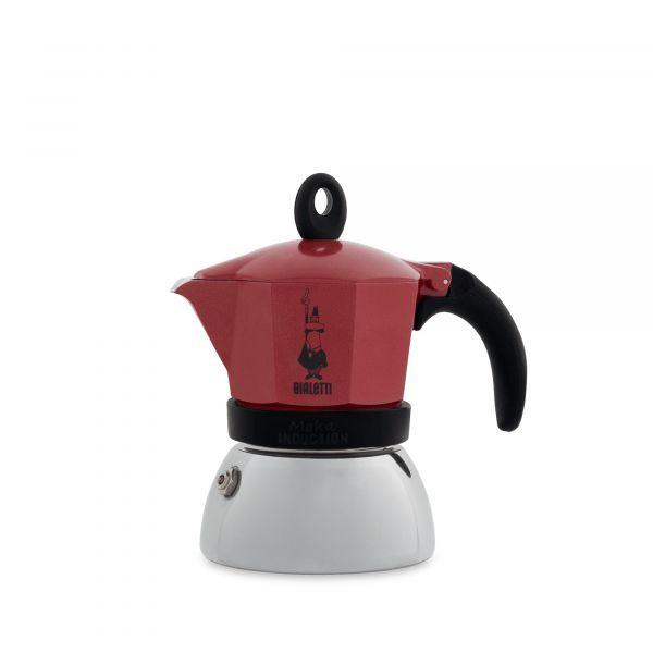Cafeteira Italiana BIALETTI New Moka Induction (Vermelho), miniatura 3