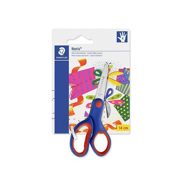Tesoura Escolar STAEDTLER 965 14NBK (Azul e Vermelho), miniatura 2