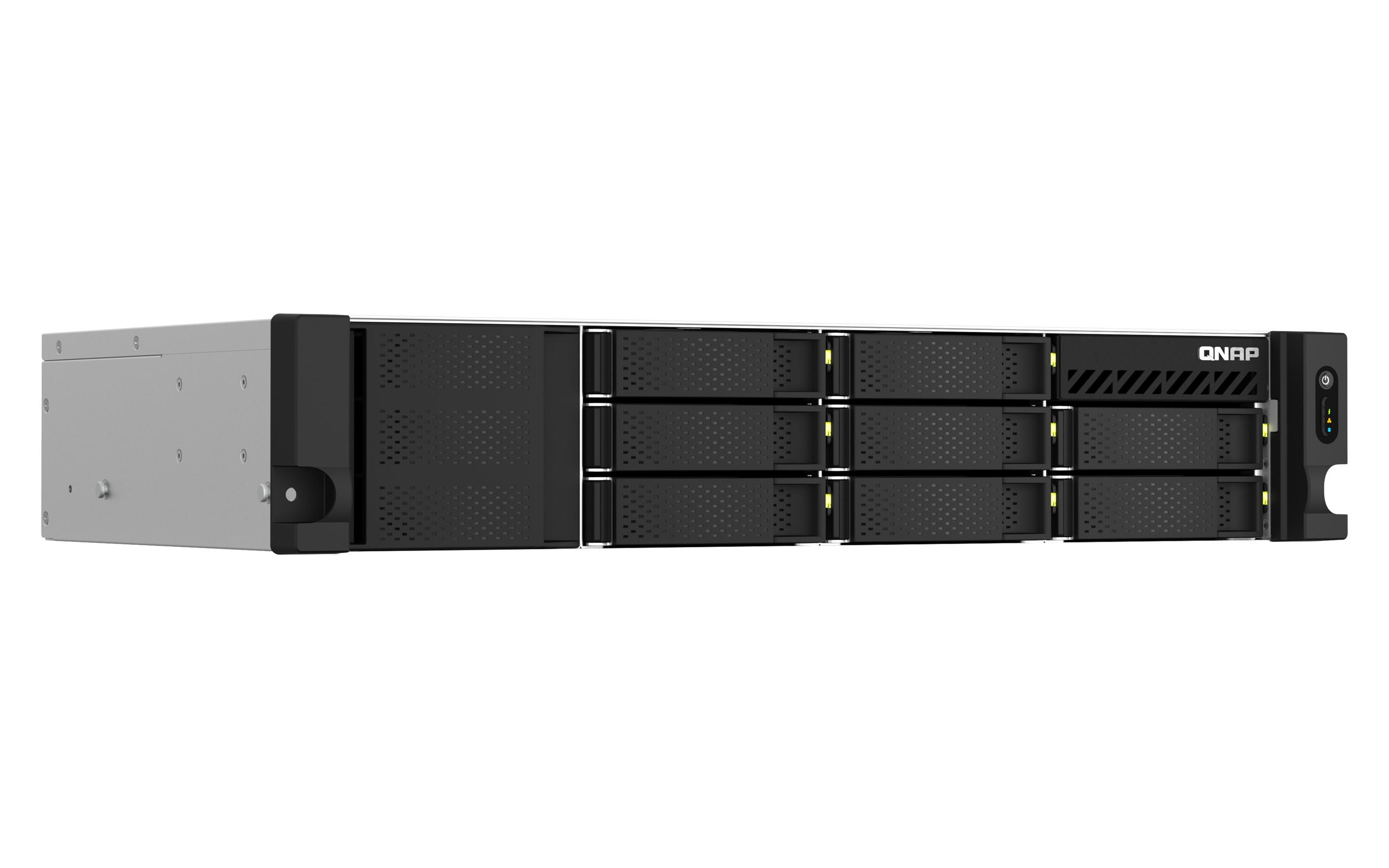 NAS QNAP TS-864eU-RP-8G (Serial ATA III - 8 GB - 8 baias - Preto), miniatura 4