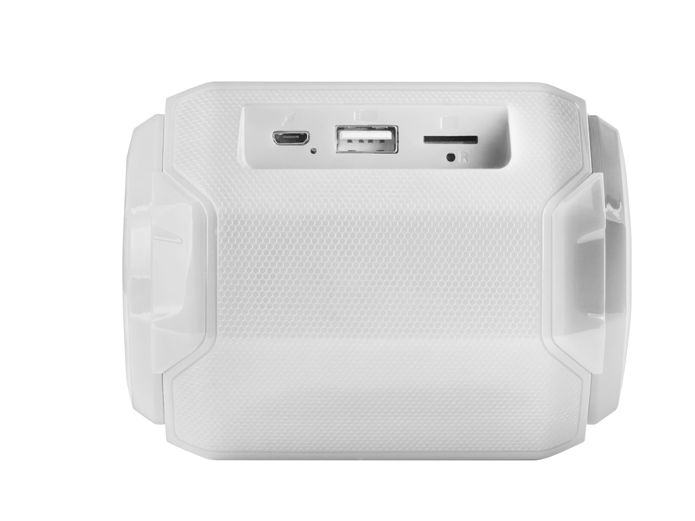 Coluna Portátil MARS GAMING MSBAXW (10 W - Com fios e sem fios - Branco), miniatura 3